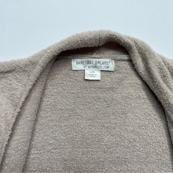 Barefoot Dreams Cardigan Womens Size L XL Bamboo Chic Lite Cocoa Ombre 436 - Picture 3 of 14